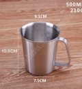 Ca đo lường Inox 500ml