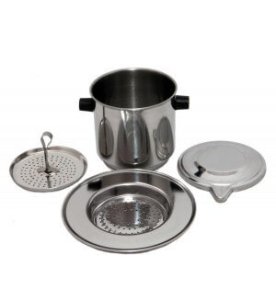 Fin café inox trung 12cm