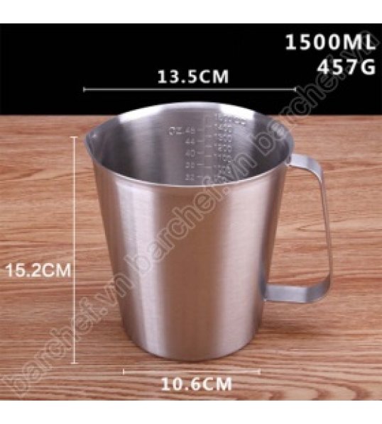 Ca đo lường Inox 1500ml